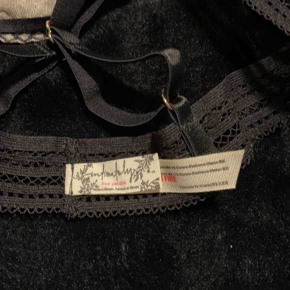 Free people, Alia Bralette, black combo, SZ S, NWT - Picture 8 of 9